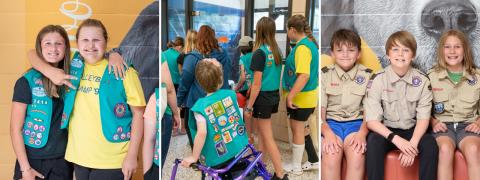 Different scout groups at AHS.