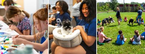 Collage of Summer Campers
