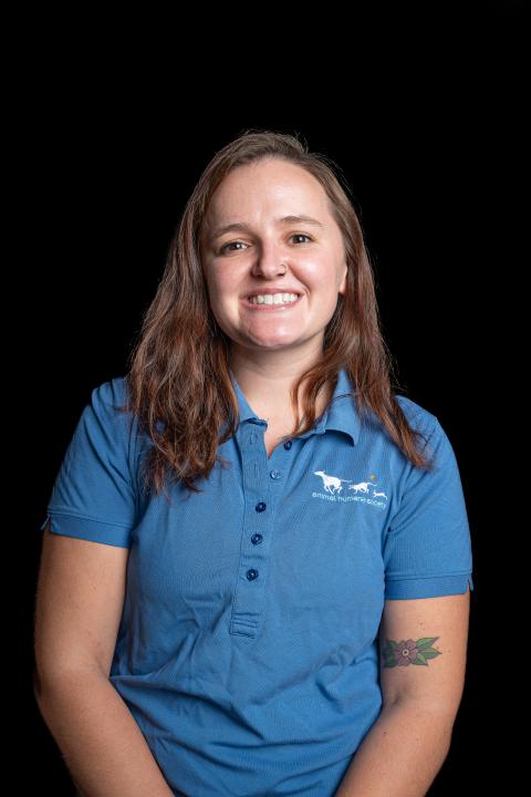 Megan, a dog trainer at Animal Humane Society
