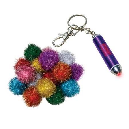Glitter balls and laser toy