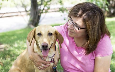 Terry and her dog